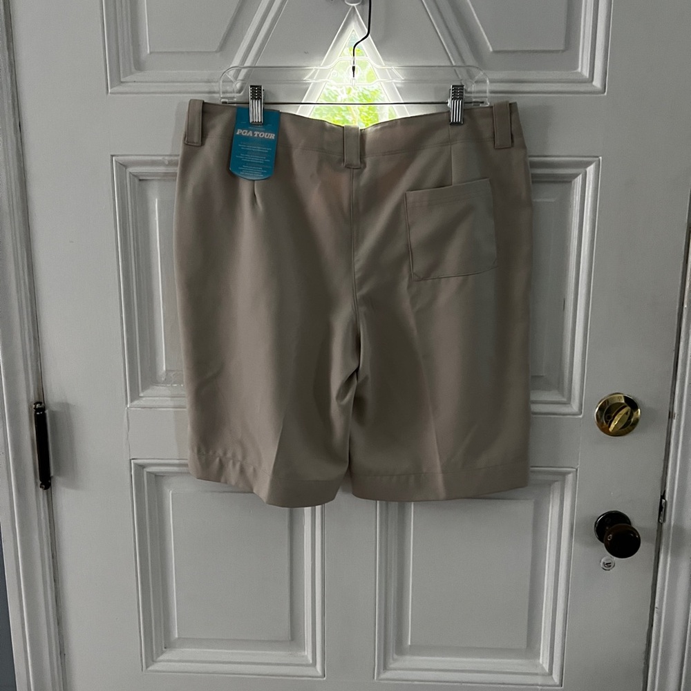 PGA Tour Tan Athletic Shorts Lightweight and Versatile